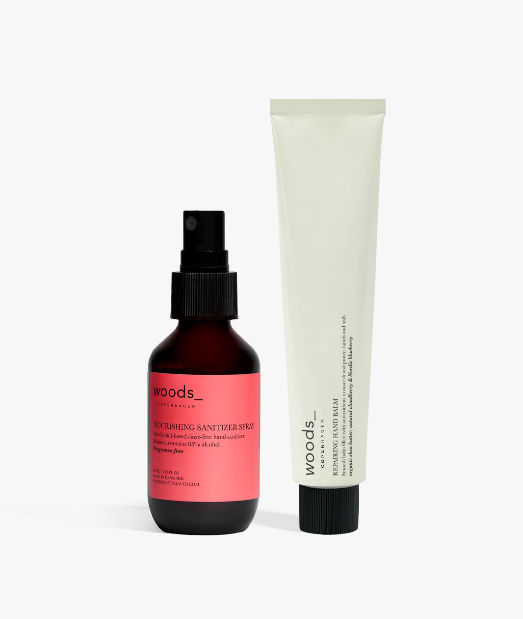 Nourishing Sanitizer Spray + Repairing Hand Balm