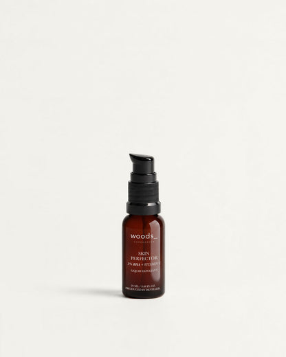 Woods Copenhagen Skin Perfector 2% BHA 20 ml – rejsestrørrelse eksfolierende serum