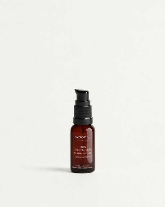 Woods Copenhagen Skin Perfector 2% BHA 20 ml – rejsestrørrelse eksfolierende serum