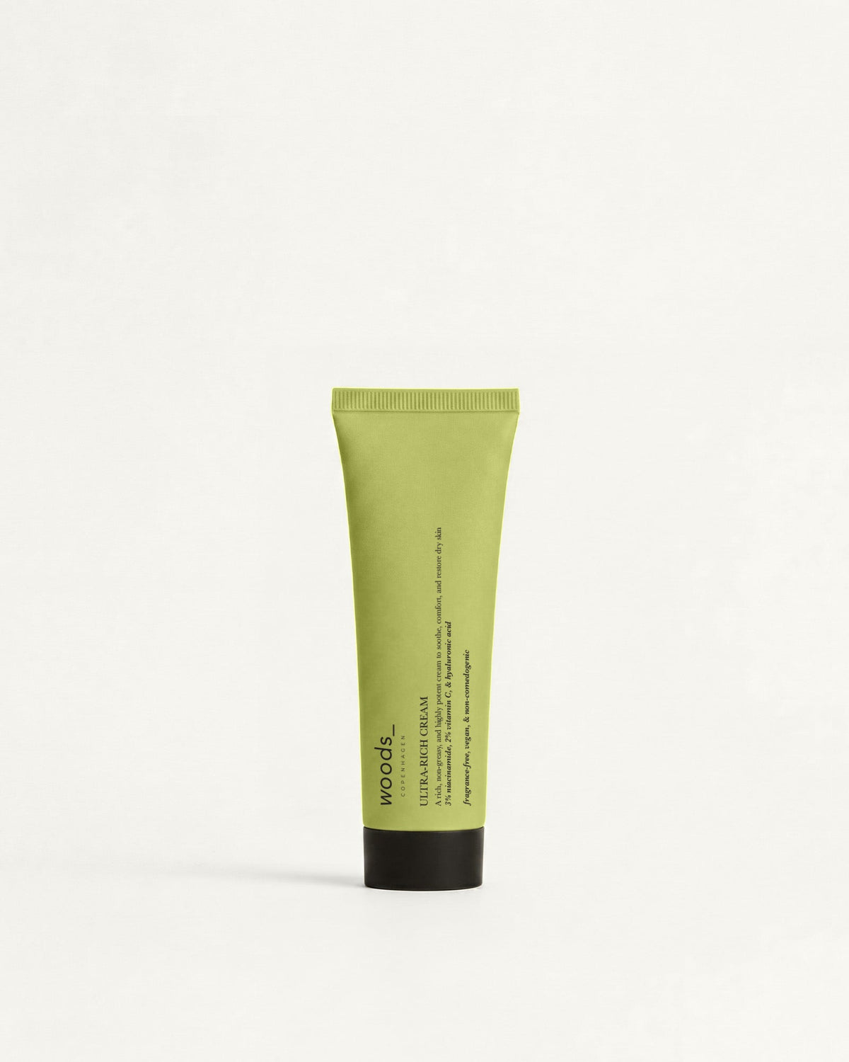 Woods Copenhagen Ultra-Rich Cream – 30 ml rejsestørrelse til tør hud