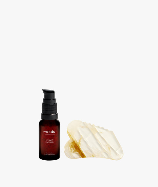 Sculpting Face Gua Sha + Vitamin Face Oil