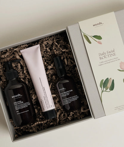 Daily Facial Routine | Limited-edition Gift Set from woods_ copenhagen.