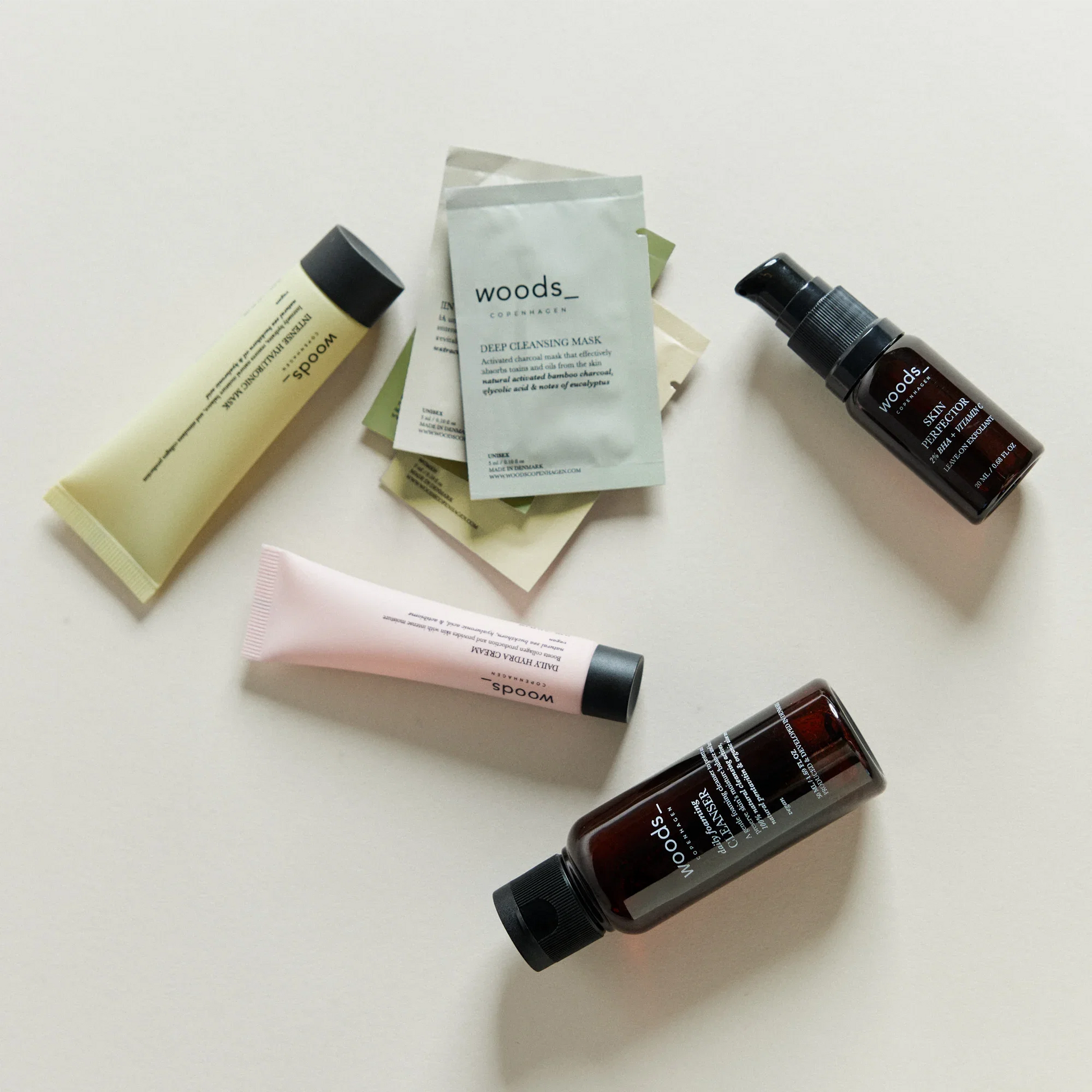 Woods Copenhagen Discovery Kit – organisk og vegansk prøvesæt