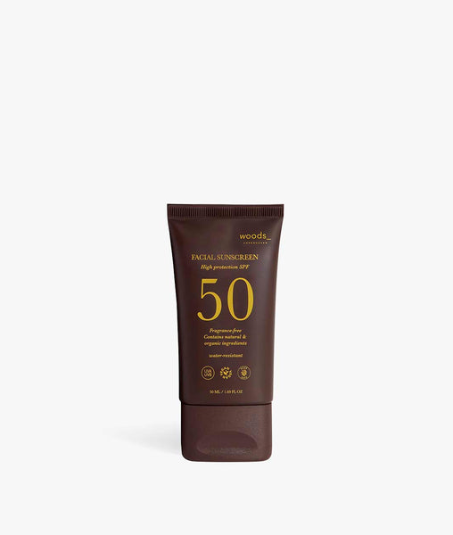 SPF50 Facial Sunscreen: Broad-Spectrum, Antioxidants – woods_