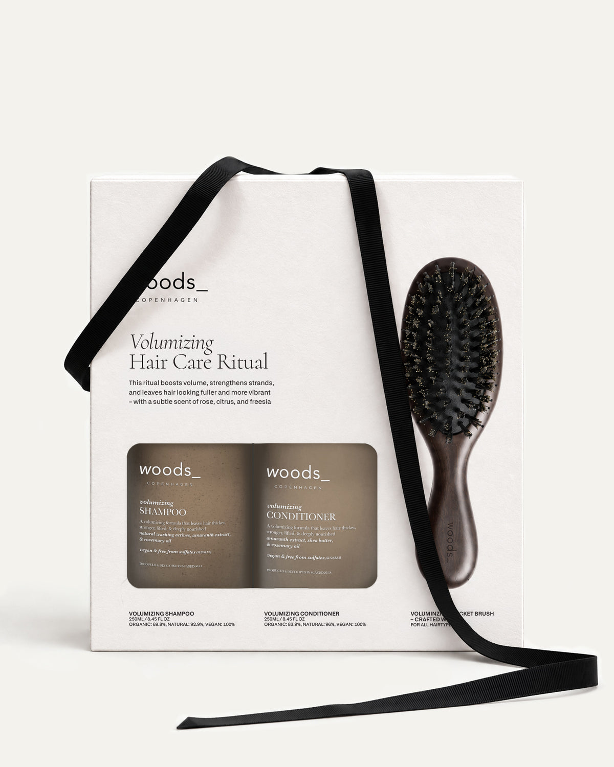 Woods Copenhagen Volumizing Hair Care Ritual – hair care set for volume