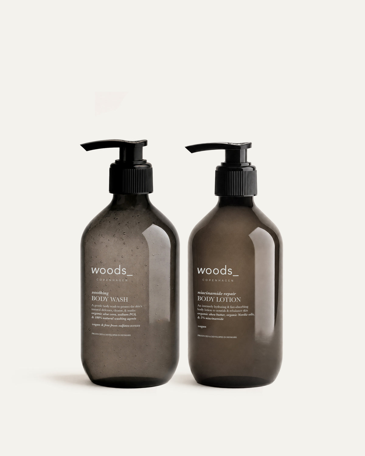 Woods Copenhagen Soothing & Repairing Body Care Duo – gift idea for body care